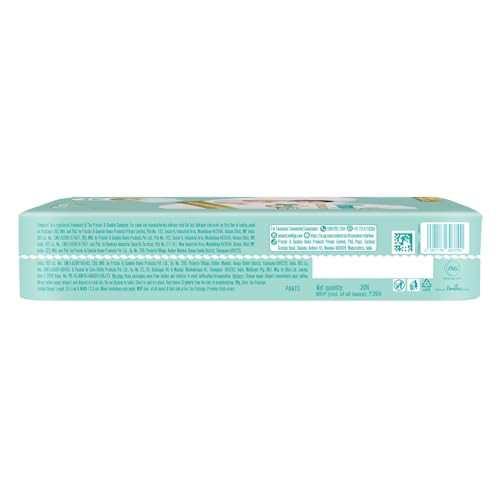 Image of Pampers Premium Care Pant Style Baby Diapers, Medium (M), 20 Count, 7-12kg, All-in-1 with 360 Cottony Softness Diapers (Pack of 3)