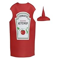 Expérience de port confortable : doté d'un design flexible sans restriction, le costume ketchup est conçu pour fournir un soutien ergonomique léger, assurant une praticité visuelle et un confort respirant pendant le port pour une mobilité illimitée e...