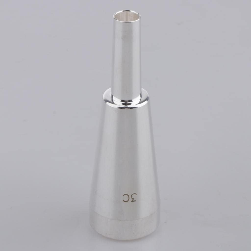 3C Size Silver Heavy Trumpet Mouthpiece Booster for Brass Instruments