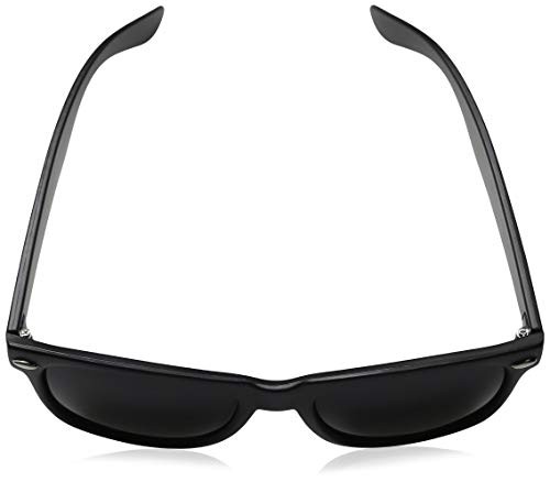 zeroUV - Matte Black Horn Rimmed Sunglasses4