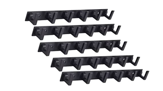 GAIYERA Stainless Steel 6 Pin Black L Cloth Hanger Wall Mounted Bathroom Cloth Hanger,Cloth Wall Hook,Door Hooks Rail for Hanging Keys,Clothes,Towel (Pack of 5) (B0BBLX1Z32) Amazon Price History, Amazon Price Tracker