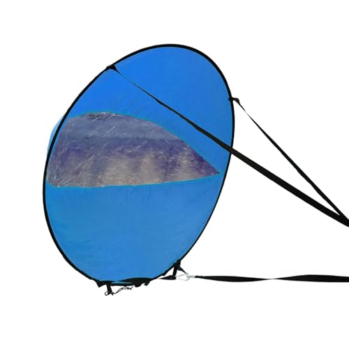 Navaja de Pala para Kayak a Prueba de Viento, Vela de Pala - Velas de Windsurf Plegables Accesorios para Kayak | Suministros náuticos portátiles con Parasol para Tabla de Paddle para Yates
