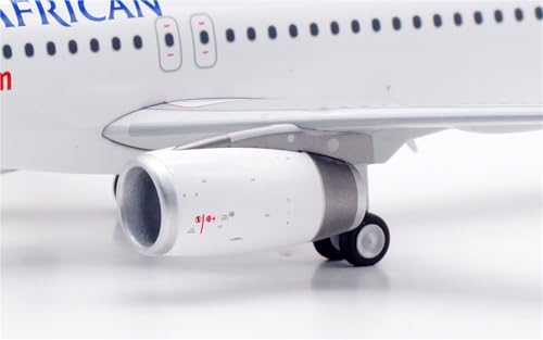 Modelo de avión South African Airways Airbus A320 réplica premium con flaps 4