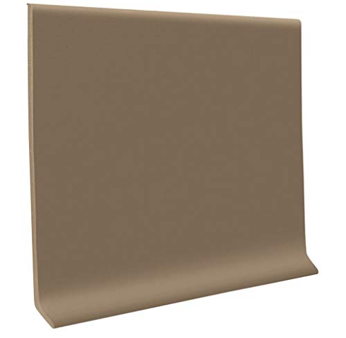 700 Series Fawn 4 in. x 48 in. x 0.125 in. Thermoplastic Rubber Wall Cove Base (30-Pack)