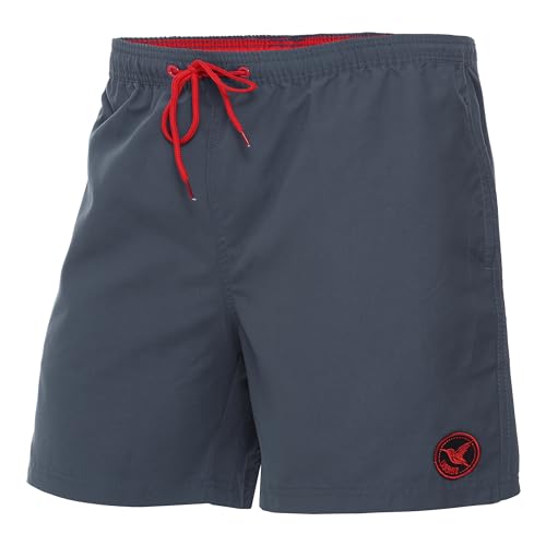 Ladeheid Short de Bain Homme, Séchage Rapide avec Doublure en Filet, Maillot de Bain Homme Piscine, Poches Latérales et Arrière, Taille Élastique avec Cordon LA40-128 (Jean Foncé, M) Ladeheid Short de Bain Homme, Séchage Rapide avec Doublure en Filet, Maillot de Bain Homme Piscine, Poches Latérales et Arrière, Taille Élastique avec Cordon LA40-128 (Jean Foncé, M)