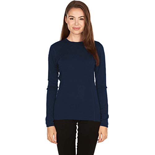 Minus33 Merino Wool Ossipee Women's Midweight Crew Navy XXL