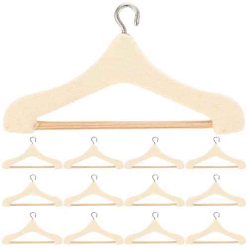 Cintres pour poupées Alasum lot de 20 mini crochets métalliques