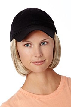 Henry Margu Hair Accents Short Hair with Baseball Cap Wig (4H - MEDIUM DARK BROWN/MEDIUM BROWN HIGHLIGHTS)