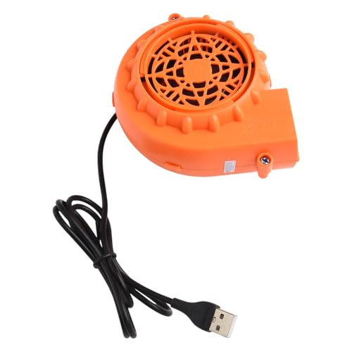 NINMORTH Ventilador portátil alimentado por USB, disfraces y juguetes inflables de 3 W, 5,58 para flujo de aire m/s, plástico ABS, 97°50 mm