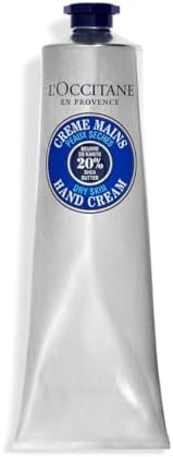 L’OCCITANE 20% Organic Shea Butter Hand Cream, Nourishes and Protects Dry Hands, Fast-Absorbing, Non-Greasy, Vegan, 5.1 Oz