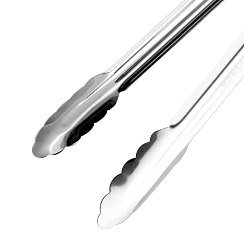 Hygiplas Stainless Steel Black Serving Tong 405mm - Colour Coded, Non-Slip Grip, Long Handle HC848 - Image 3