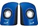 Produktbild Genius SP-U115 - Lautsprecher (1-Weg, Verkabelt, USB/3,5mm, 1 W, 200-18000 Hz, Blau)