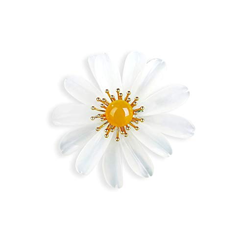 Broches pour Femmes Marguerite WXKAGF : Bijoux de Fête de Mariage et Accessoires de Mode