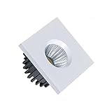 Garantie 2 ans 3 W Mini LED blanc chaud spot Spot encastré universel ou rond ou carré ou rectangulaire, Carré