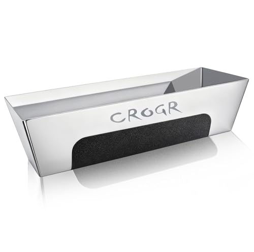 GROGR Drywall Mud Pan Stainless Steel (12-Inch)
