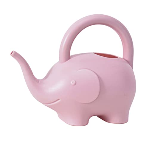 Gatuida regadera de Elefante regadera Plantas de Interior regadera para Globos de riego regador de Plantas Watering Can Olla de riego de plástico regadera PE de plástico Rosa