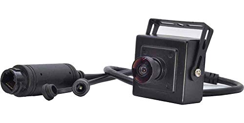 Mini caméra réseau PoE 4MP 4.0MP haute résolution PoE IP Suveillance grand angle Objectif fixe 2,1 mm