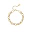 X Shaped Knotted Chain Link Bracelet
