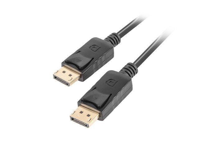 LANBERG Cable DISPLAYPORT 19 Pin V1.2 0.5M 4K CA-DPDP-10CC-0005-BK