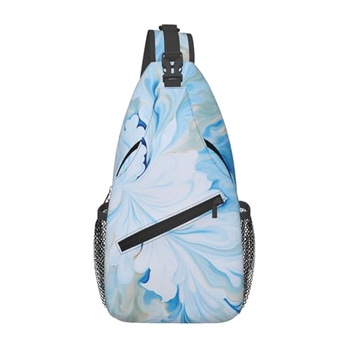 Bolso cruzado negro y blanco para hombres y mujeres miniatura 1
