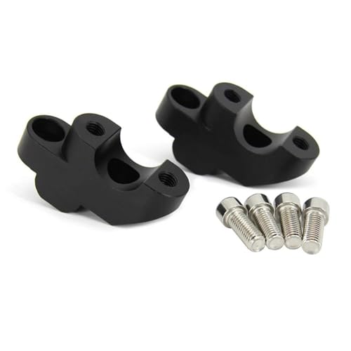 Abrazadera de manillar moto NC700X aluminio anodizado negro 14-15