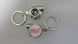 Spinning Turbo Keychain with Subaru Sti Logo