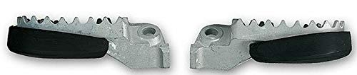 Supermoto Fußrastenschleifer Rasten Pads Schleifpads EXC SX schwarz Set
