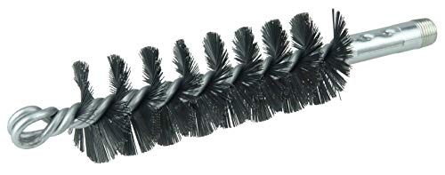 Weiler 44047 1-1/4" Single Spiral Flue Brush, .012 Steel Fill, Made in the USA