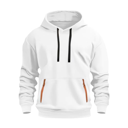 Ymosrh Men's Sweatshirts Hoodies, Tactical Pullover with Pockets Long Sleeve Gym Athletic Workout Hoodie, S-2XL