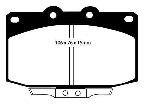 Image of EBC Brakes DP4763R Yellowstuff Street and Track Brake Pad
