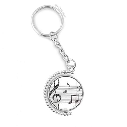 Llavero giratoria clásico DIYthinker con anillo Pilgrim de alta resistencia para llaves