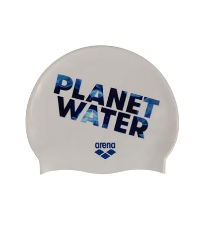 Image of Arena HD Unisex Elastic Silicone Swim Cap for Adults, Training Water Sports Fitness Swimming Gear, Chlorine Protection Pool Hat, Floating, One Size