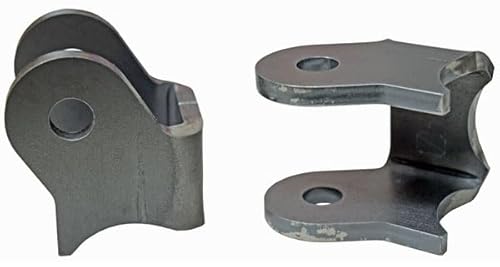 BENT & CURVED, AXLE or TUBE SHOCK BRACKET PAIR