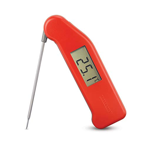 SuperFast Thermapen - professional food thermometer in red by Thermapen