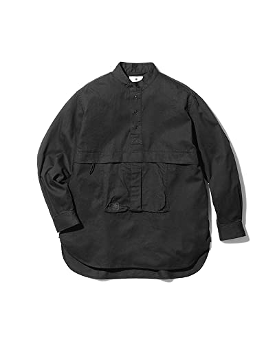 【SNOW PEAK】スノーピーク 2021 新モデル TAKIBI Light Denim Utility Pullover Shirt スノーピーク タキビ デニムユーティリティプルオーバーシャツ メンズ ウィメンズ 長袖 トップス アウトドア キャンプ 正規品 Black XL