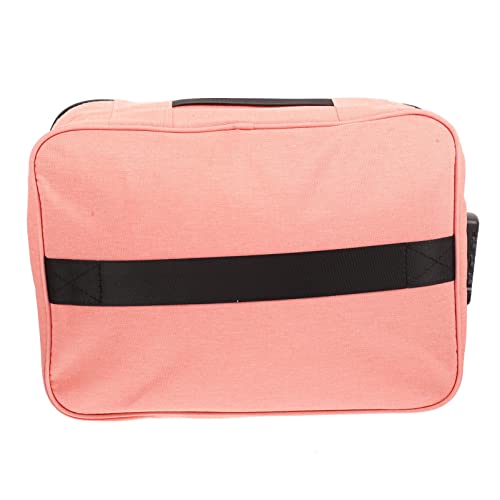 Operitacx Fireproof Storage Box Waterproof Document Pouch Office Folders Document Bag with Lock Paper Files Case Portable Safe Multi-Layer Passport Holder File Bag File Case