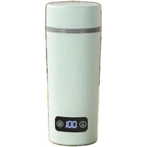 zornik【2024新登場・日本対応】電気ケトル ポータブル トラベルケトル 350ml 小型 充電式電気ポット LCD温度表示 電気温水カップ マルチ温度調整 5分急速沸かし 保温 空焚き防止 真空断熱 漏れない 水筒 電気ポット ステンレス製 コーヒ