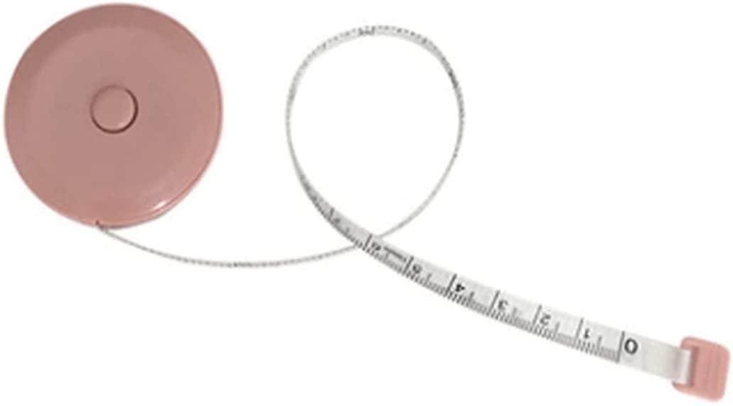 Ruban à mesurer Double Face Couleur Bonbon, Mini Bouton Portable, règle Extensible, règle en Cuir Souple, règle for vêtements, utile et à la Mode