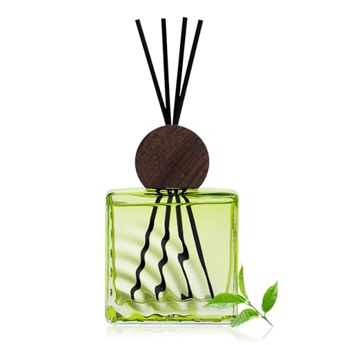 Diffusore di profumo per ambienti da 200 ml, con 8 bastoncini profumati, è possibile regolare la quantità di profumo rilasciato aggiungendo o rimuovendo i bastoncini profumati