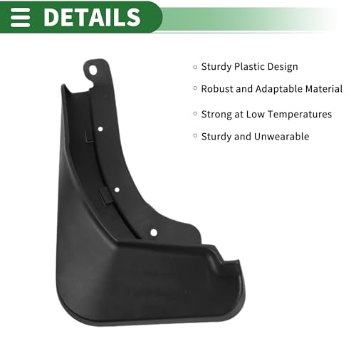 Image of Motoforti Mud Flaps Splash Guards Mud Guards for Chevrolet Seeker 2022-2023 W /Mount Accessories