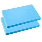 Styroporplatten 20mm Schaumstoffplatten Hartschaumplatte 29 x 20cm Rechteckigen Bastelplatte Modell Hartschaumstoff Blau 2 Stück