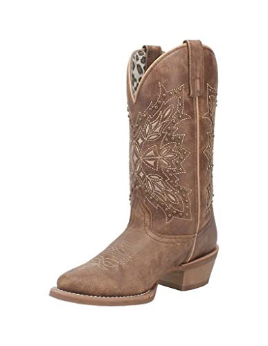 Laredo Brown Journee Women's 11 inch R Toe Western Boots 51191