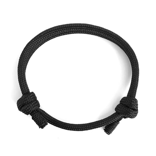 BLNC Pulsera de Paracord Negra, Pulsera surfera, Pulsera de Cuerda, Pulsera de...