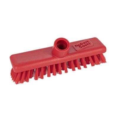 Robert Scott Washable Deck Scrub 23cm, 9 inches, red