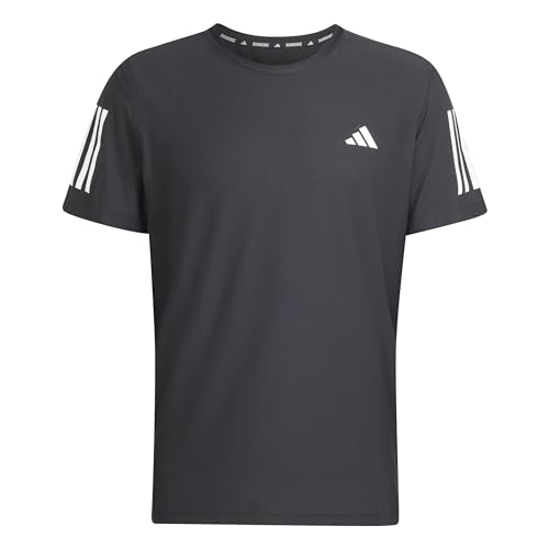 Adidas Men's Own The Run T-Shirt, Black, X-Large