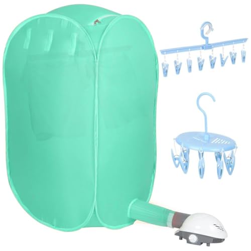 Image of 800W Portable Folding Electric Air Clothes Dryer for Home & Dorms, Suitable for Wet and Cold Weather, Mini Portable, Fast Drying for Clothes, Shoes, Hats(Multicolour)