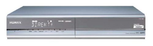 Humax iPDR 9800 Digitaler Satelliten-Receiver mit 160 GB (80+80) Festplatte Silber mit Gutschein 12 Monate Premiere KOMPLETT