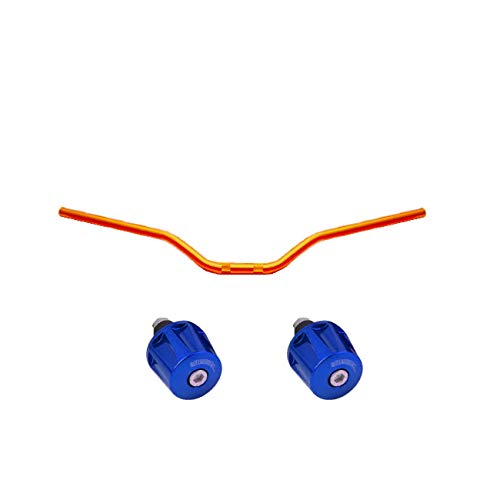 ACCOSSATOOxidised Aluminium Handlebar + Counterweight TK001, Suzuki 650 Freewind 650cc (1997)