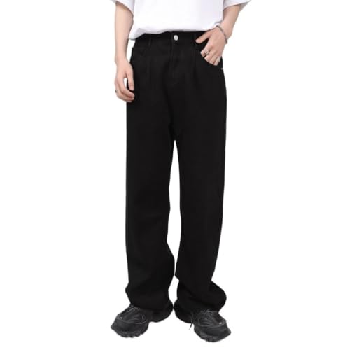 Men's Solid Color Comfort Straight Leg Jeans Summer Spring Casual Denim Trousers