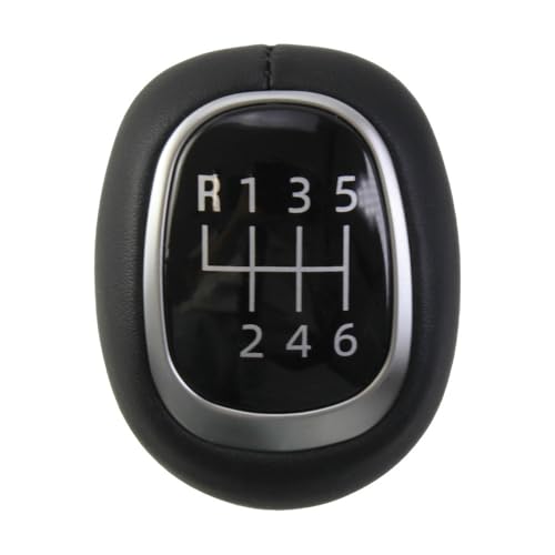 GZPARTB Pommeau De Levier De Vitesse En Cuir À 6 Vitesses Adapté Pour Venga, Pour Sportage, Pour Rio 2016-2019, Accessoire De Remise En État De Voiture